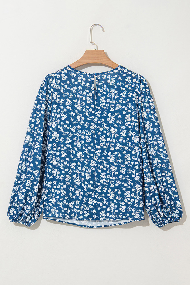 The Daisy Blue Long Sleeve Blouse