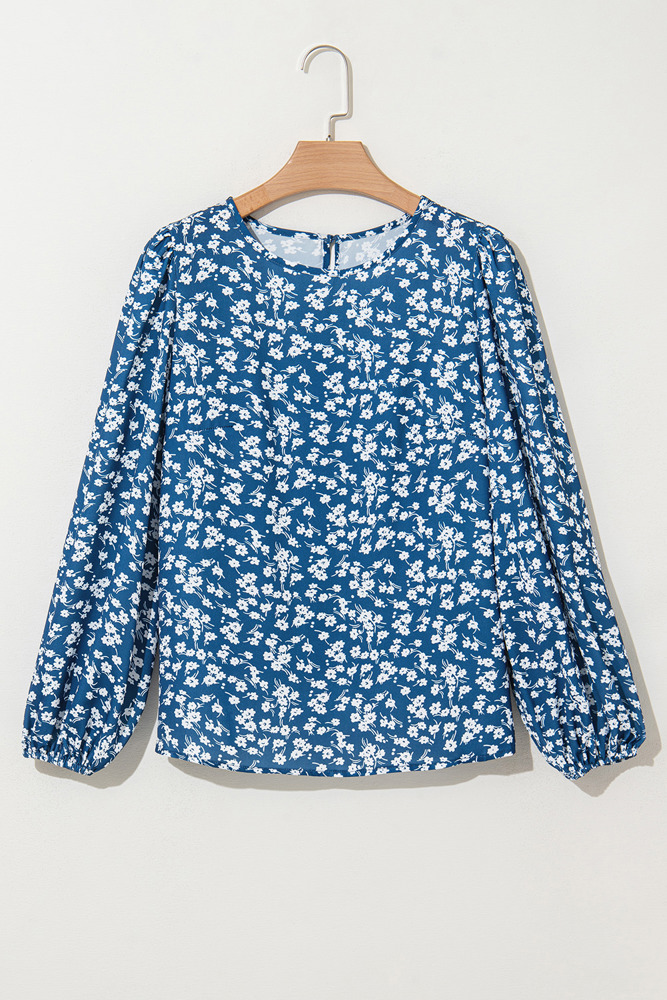 The Daisy Blue Long Sleeve Blouse