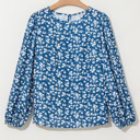  The Daisy Blue Long Sleeve Blouse