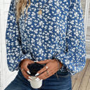  The Daisy Blue Long Sleeve Blouse