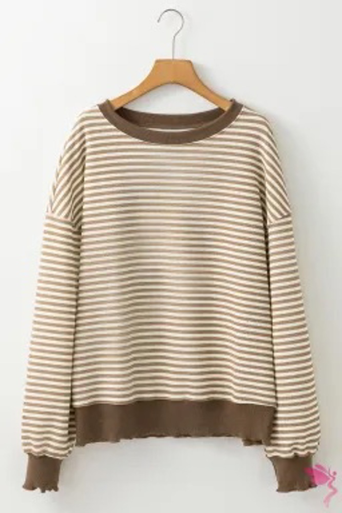 HIDDEN GEMS All You Need Stripe Top