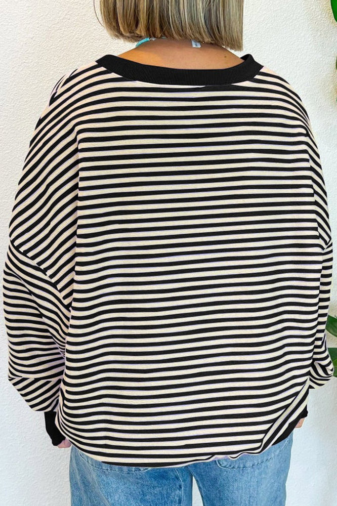 HIDDEN GEMS All You Need Stripe Top