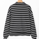  HIDDEN GEMS Beloved Basics Stripe Zip Top