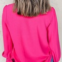  The Devon Crinkled Smocked Sleeve Blouse