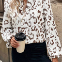  HIDDEN GEMS Leopard Blouse