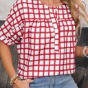  HIDDEN GEMS | Adorably Classic Gingham Plaid Blouse