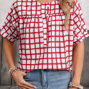  HIDDEN GEMS | Adorably Classic Gingham Plaid Blouse