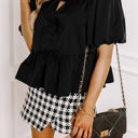  HIDDEN GEMS Classy Bow Tie Blouse