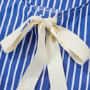  HIDDEN GEMS Stripe Bow Tie Top