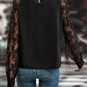  HIDDEN GEMS Sultry Floral Lace Blouse