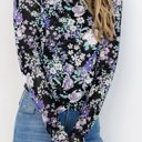  HIDDEN GEMS Floral Mesh Fitted Top