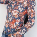  HIDDEN GEMS Floral Mesh Fitted Top