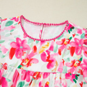  HIDDEN GEMS | Blooming Floral Flutter Sleeve Blouse