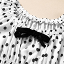  HIDDEN GEMS | Whimsical Polka Dot Peplum Top