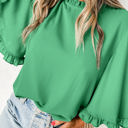  HIDDEN GEMS Ruffle Bell Sleeve Top