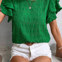  HIDDEN GEMS | Island Getaway Ruffle Sleeve Top