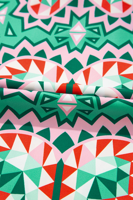 Sweet Escape Abstract Vibrant Blouse