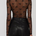  HIDDEN GEMS | Chic Bow Dotted Mesh Top