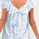  Sweetheart Floral Ruffled Top
