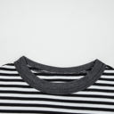  HIDDEN GEMS | Stripe Patchwork Long Sleeve Top