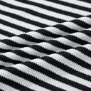  HIDDEN GEMS | Stripe Patchwork Long Sleeve Top