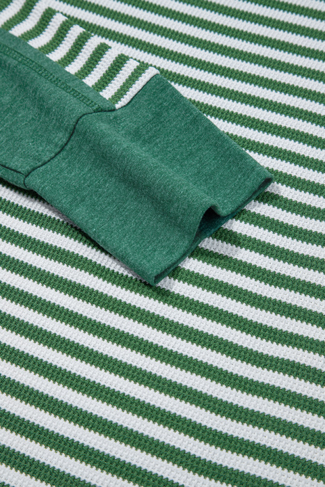 HIDDEN GEMS | Stripe Patchwork Long Sleeve Top