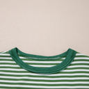  HIDDEN GEMS | Stripe Patchwork Long Sleeve Top