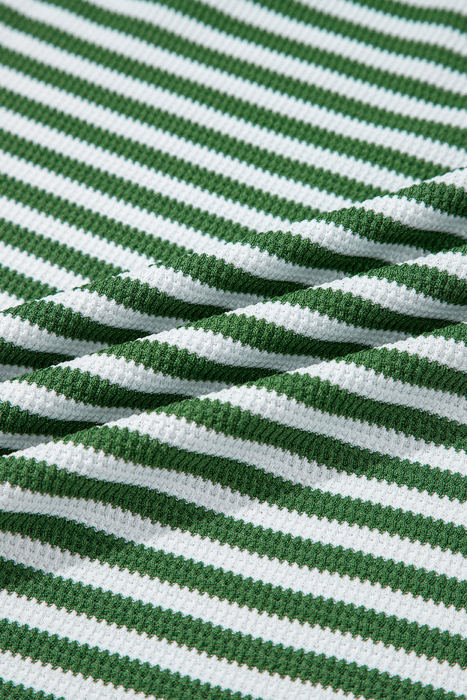 HIDDEN GEMS | Stripe Patchwork Long Sleeve Top