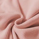  HIDDEN GEMS | Solid Waffle Knit Long Sleeve Top