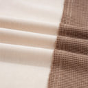  HIDDEN GEMS | Colorblock Waffle Knit Henley Top