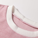  HIDDEN GEMS | Contrast Trim Drop Shoulder Top