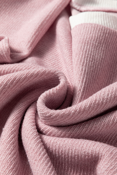 HIDDEN GEMS | Contrast Trim Drop Shoulder Top