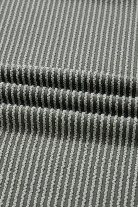 HIDDEN GEMS | Solid Corded Knit Long Sleeve Top