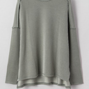  HIDDEN GEMS | Solid Corded Knit Long Sleeve Top