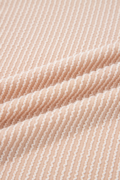 HIDDEN GEMS | Solid Corded Knit Long Sleeve Top