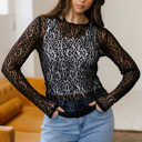  Wildly Cute Leopard Lace Top