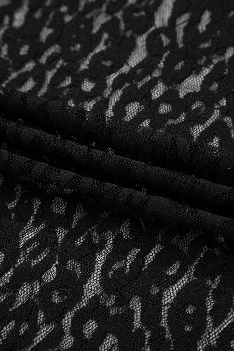 Wildly Cute Leopard Lace Top