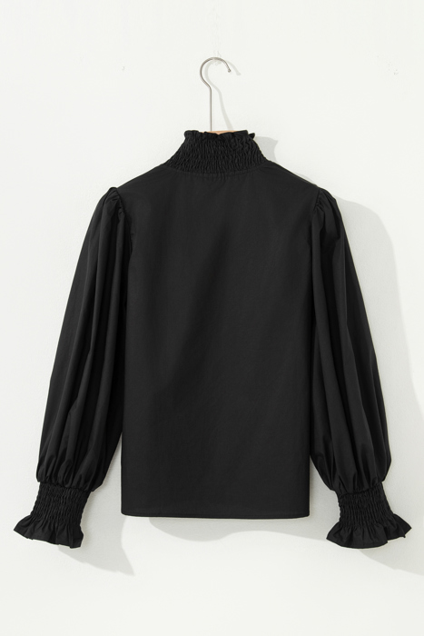 Sweet Intentions Leopard Trim BLouse