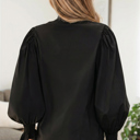  Sweet Intentions Leopard Trim Blouse