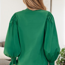  Sweet Intentions Leopard Trim Blouse