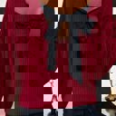  HIDDEN GEMS | Bow Tie Back Long Sleeve Top