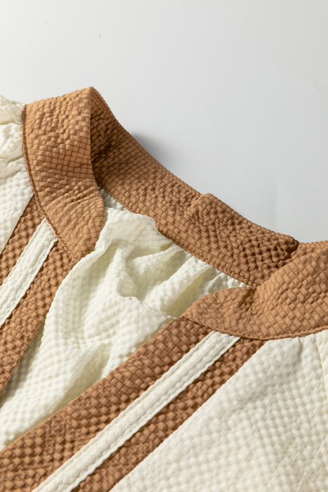 Carmellie Contrast Color Blouse