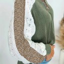  Cheyenne Leopard Henley Top