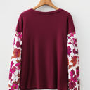  HIDDEN GEMS | Floral Patchwork Long Sleeve Top
