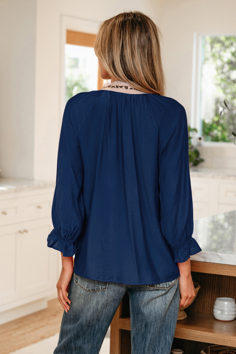 Free Flow Leopard Blouse