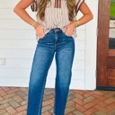  Day Date Stripe Ruffle Top