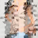  Day Date Stripe Ruffle Top