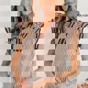  Day Date Stripe Ruffle Top