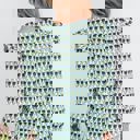  Prarie Hues Abstract Floral Blouse