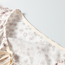  Moonflower Peplum Bow Blouse